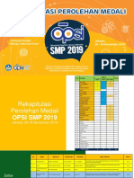 Rekapitulasi Pemenang OPSI SMP 2019