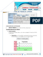 Ficha de Ciencia y Tecnologia - 2do Sec - Semana 38 (Iii Tri.)