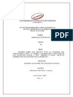 Informe Sobre Efectos Del Covidtrabajo de Dererecho de Contratos