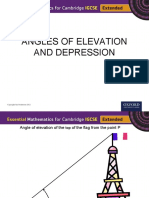 ANGLES OF ELEVATION and DEPRESSION