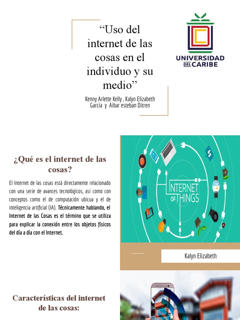 Uso Del Internet de Las Cosas en El Individuo y Su Medio | PDF ...