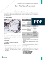 04 PROCÉDÉS D'ÉCRITURE ET ÉCRITS PROFESSIONNELS COMMERCIAUX