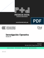 Sesion 10 - Investigación Operativa