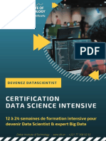 Programme Formation Intensive Data Science