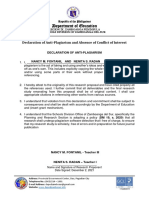 AR1 SAMPLE Annex 3a Declaration of Anti PlagiarismF