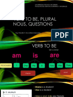 Verb To Be, Plural Nous, Questions