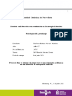 Proyecto Final Psicología Del Aprendizaje Grupo C Ildefonso Baltazar Navarro MArtínez