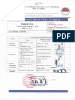 Prosedur Evaluasi Kurikulum