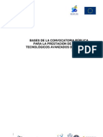 Convocatoria para La Prestación de Servicios Tecnológicos Avanzados