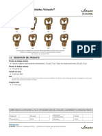 Especificaciones de Rociadores V12