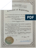 Cda - Old Certificate of Registration