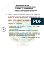 Convocatoria PNP Escuelas Superior Técnico Profesional 2023