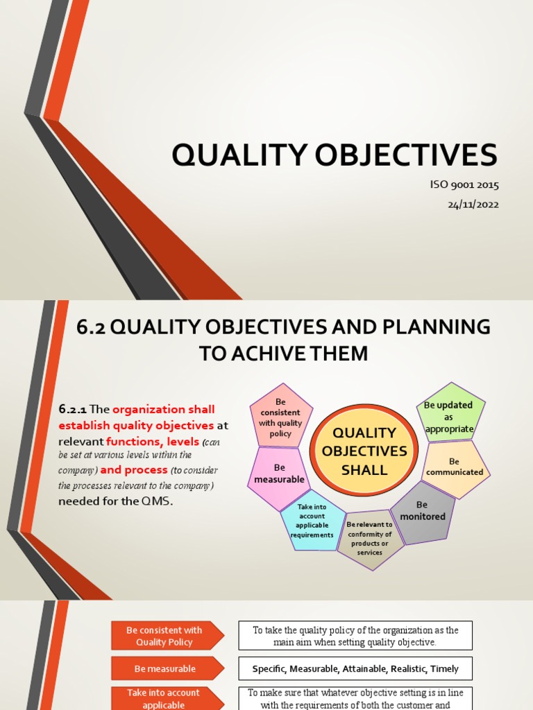 Quality Objectives PDF Goal Quality Management System