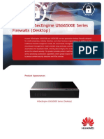 HUAWEI HiSecEngine USG6500E Series Firewalls (Desktop) Datasheet