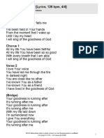 Goodness of God - Lyrics