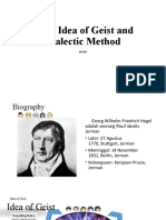 Hegel Idea of Geist and