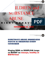 Children and Substance Abuse