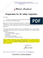 1. 선박에 전달 바랍니다 - Preparation for SK Safety Inspection & CAR.