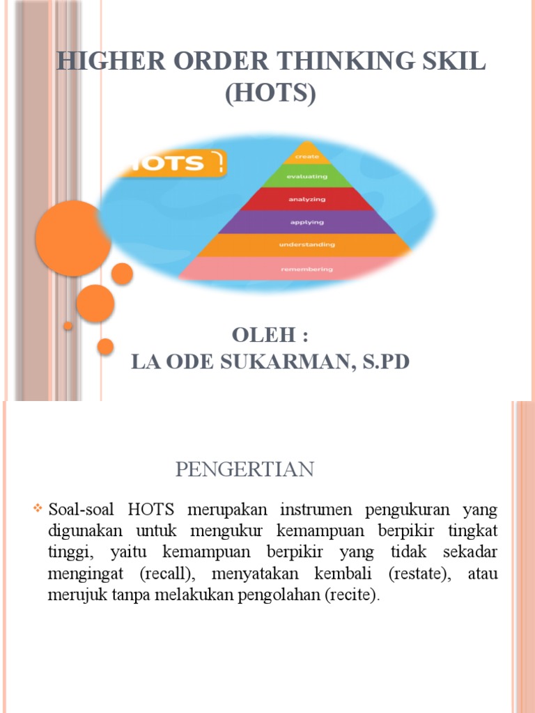 Konsep Hots | PDF