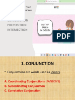 Conjunction, Interjection, Preposition