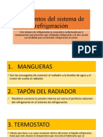 Elementos Del Sistema de Refrigeración