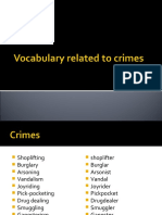 Crime Vocabulary