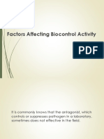 Factors Affecting Biocontrol Efficacy