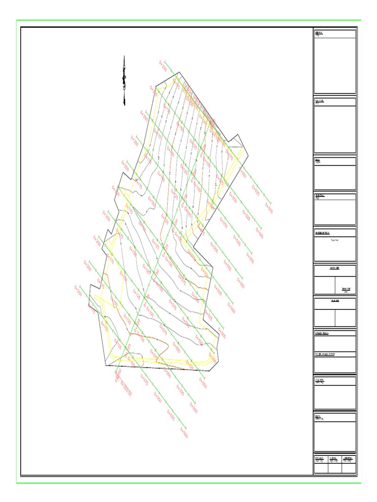 Sample Gambar Kontur Dan Cross Section | PDF