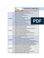 Programa de Labores de Saneamiento Uva 2023