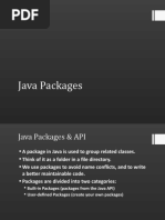 Java Package | PDF | Java (Programming Language) | Java Platform
