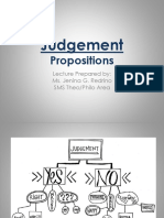 Judgment Propositions