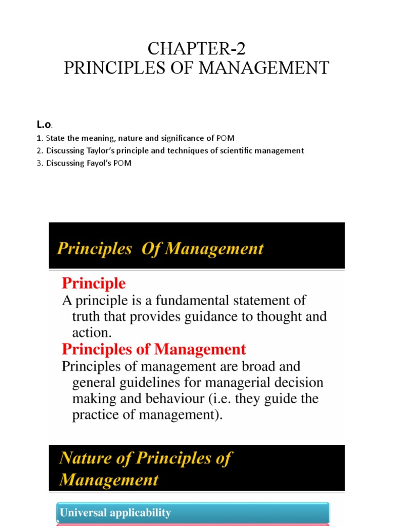 Ch-2 POM | PDF