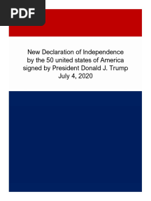 2nd Declaration of Independence of The 50 States