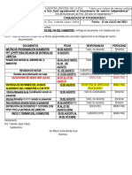 Cronograma Fin Del II Bim 2021