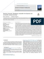 1.planetary Demands Redefining Sustainable Development and Sustainable Entrepreneurship-Journal of Cleaner Production 278 (2021)