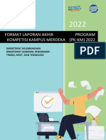 Format Laporan Akhir PKKM 2022