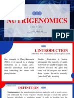 Nutrigenomics