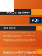 Korelasi Sederhana