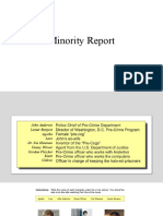 Minority Report Pre-Crime Division