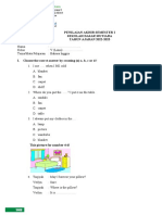 PAS I B.Inggris Kelas 5 Fix