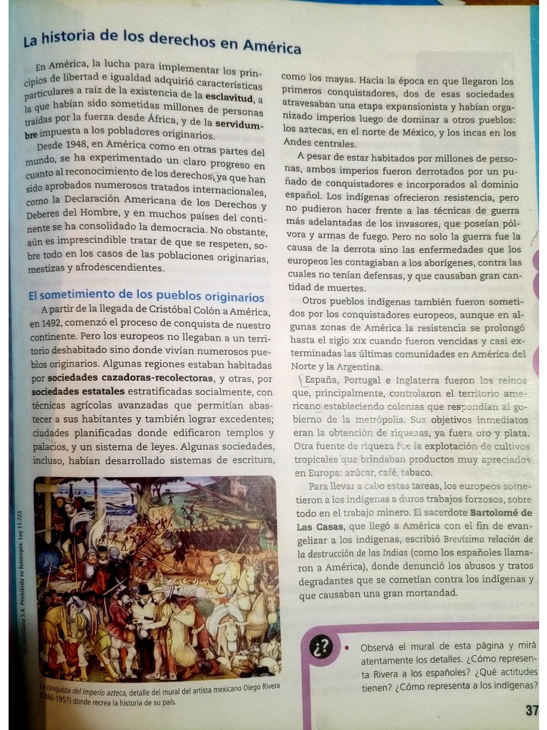 La Lucha de Los Derechos en América PDF