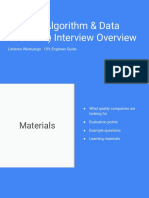 Coding (Algo and DS) Interview Overview