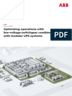 Optimizing Operations With Low-Voltage Switchgear Combined UPS