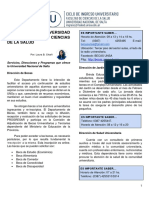 Texto 06. Servicios y Departamentos de La Universidad y Facultad