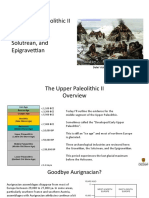 Week 3.2 The Upper Paleolithic 2 (The Gravettian, Solutrean, and Epigravettian)