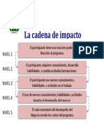 Cadena Impacto Indicadores Del Desempeño