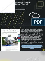 Analisis Faktor Meteorologi Pada Kejadian Hujan Lebat Disertai Angin Kencang