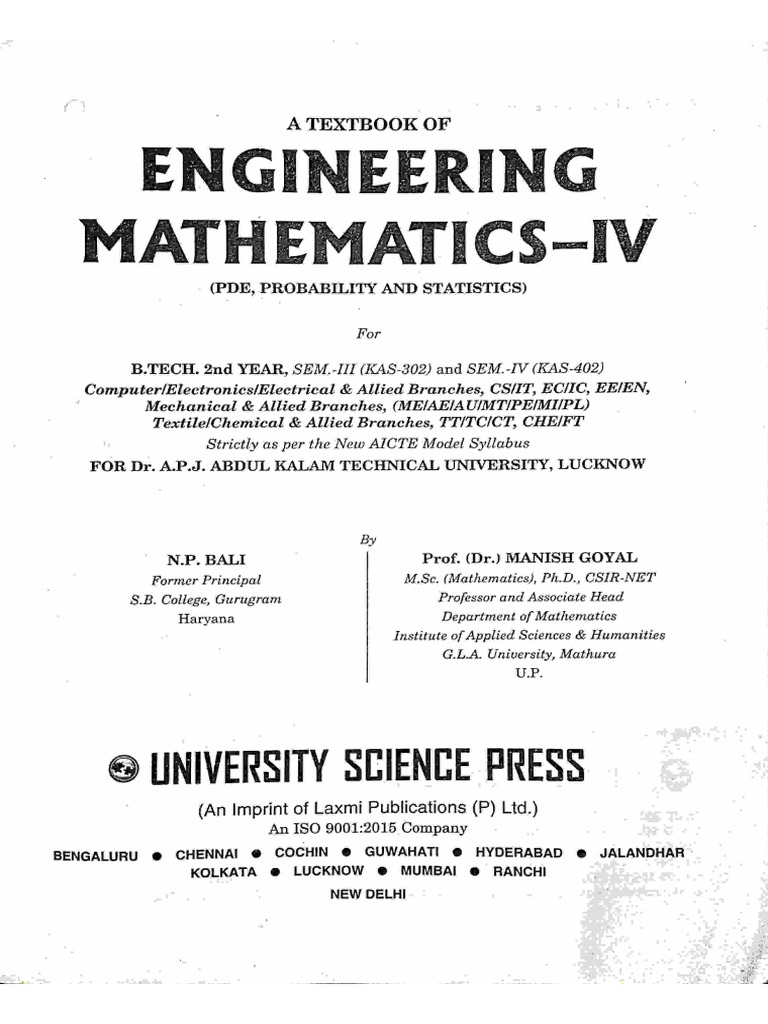 Np Bali Engineering Mathematics 1 Syllabus Pdf