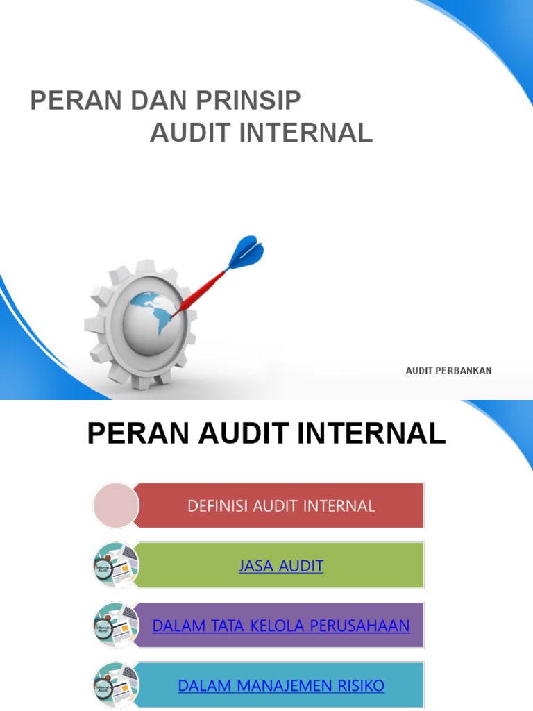 Peran dan prinsip audit internal pdf