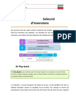 Cas 7 Selecció Dinversions